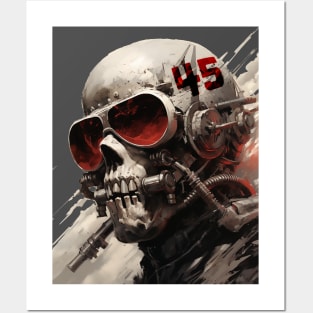 Mean Skull Warior Posters and Art